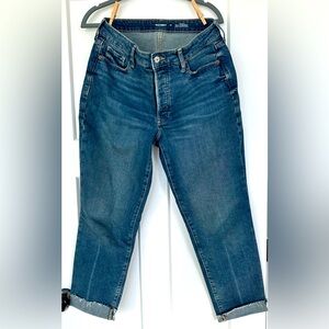 Old Navy O.G. High Rise Straight Jeans. Stretch. Size 10.